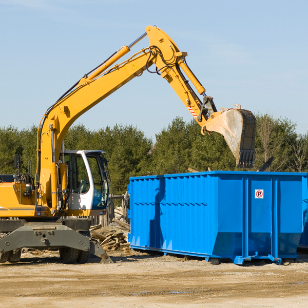 are there any restrictions on where a residential dumpster can be placed in Glendale